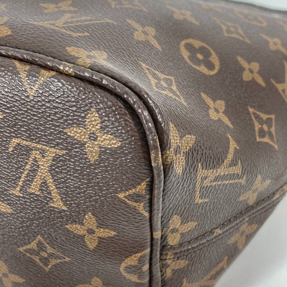 LOUIS VUITTON Authentic Black Monogram Canvas Neverfull MM Shoulder Bag - Picture 8 of 16
